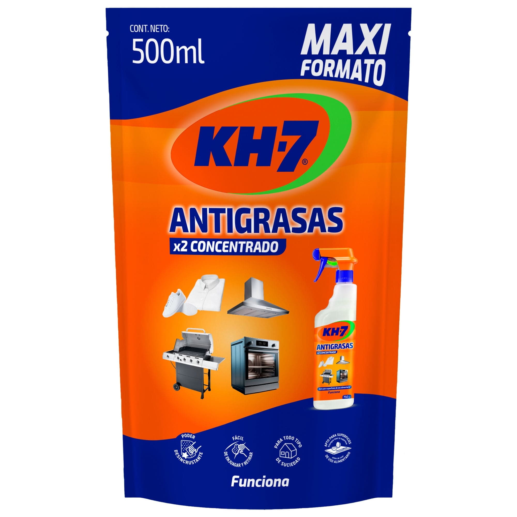 Limpiador Liquido Antigrasa Cocina Doypack, 500 ml