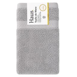 Toalla Mano 40x66cm Algodon Gris