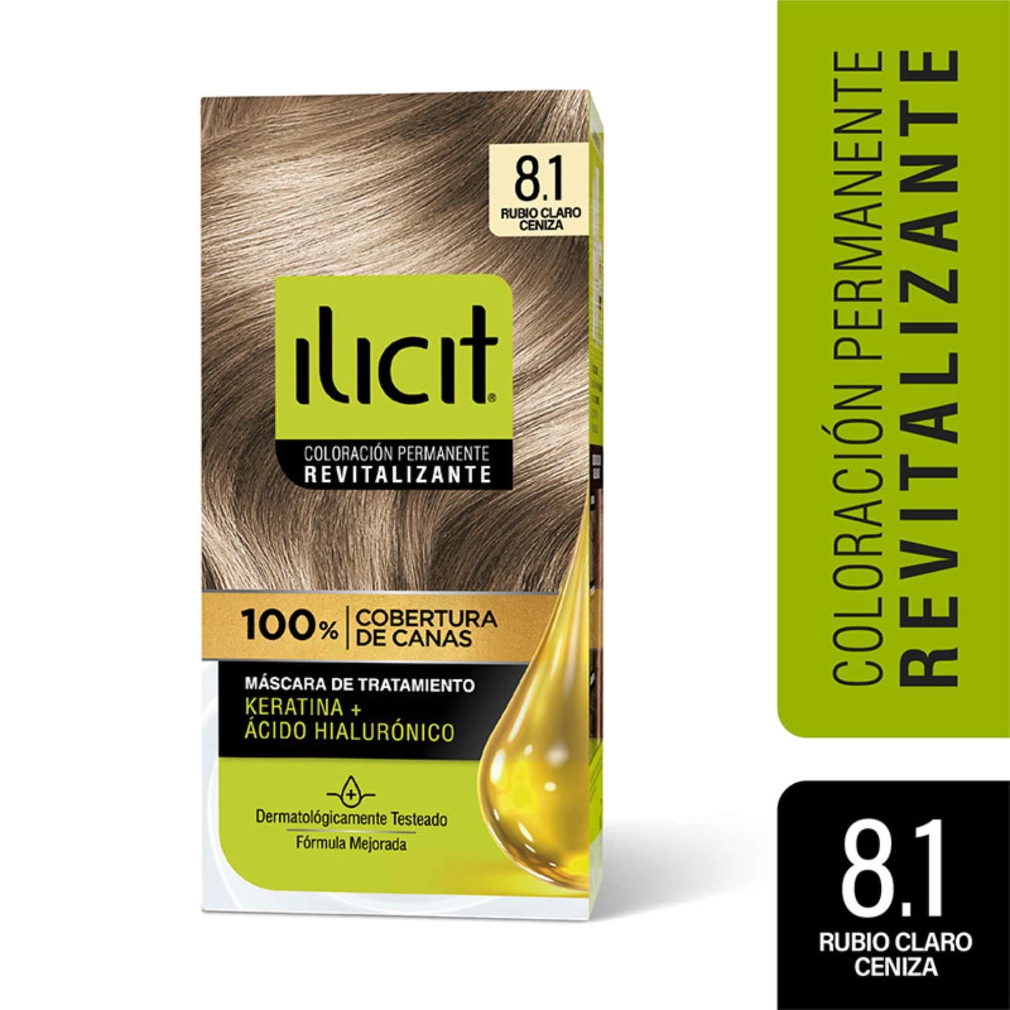 Coloracion Ilicit Cabello 8/1 Rubio Claro Ceniza, 45 g