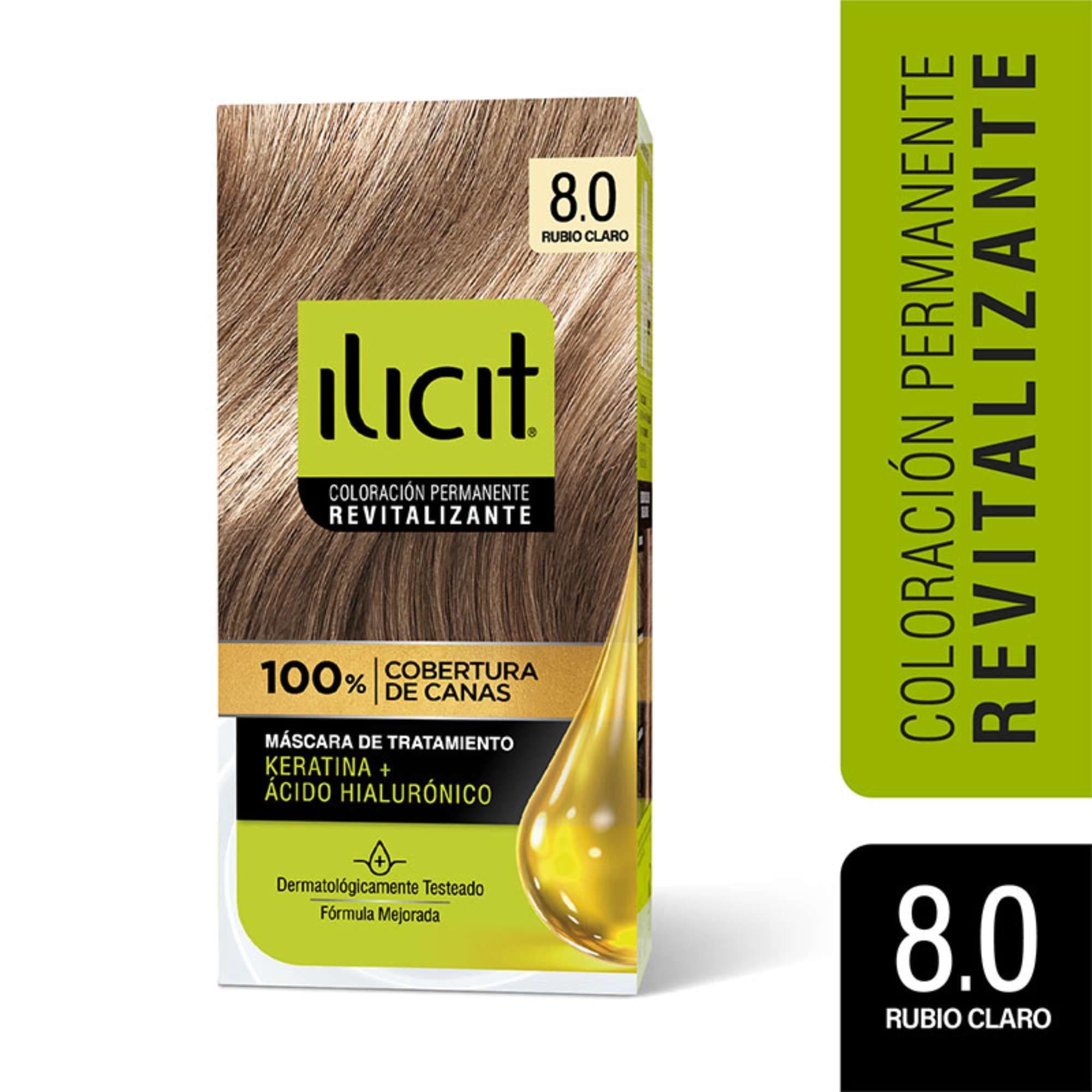Coloracion Ilicit Cabello 8/0 Rubio Claro, 45 g
