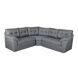 Sofa Seccional Paris 5 Cuerpos Tela Gris