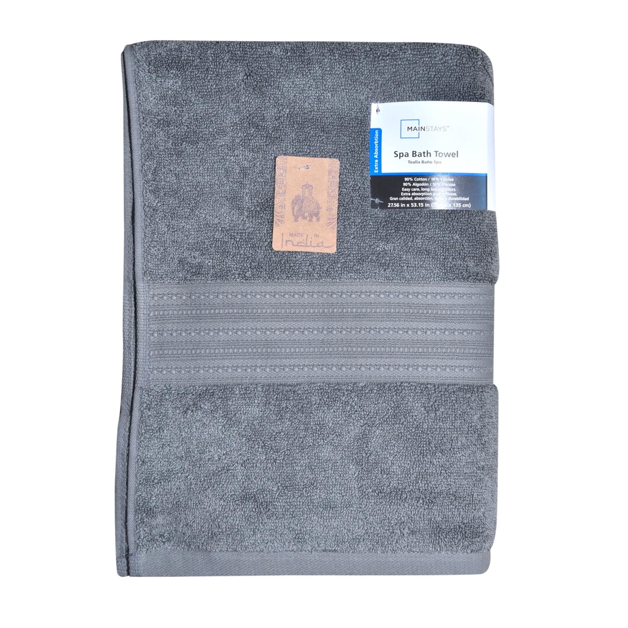 Toalla Sabana 90% Algodon 90x150cm Negro