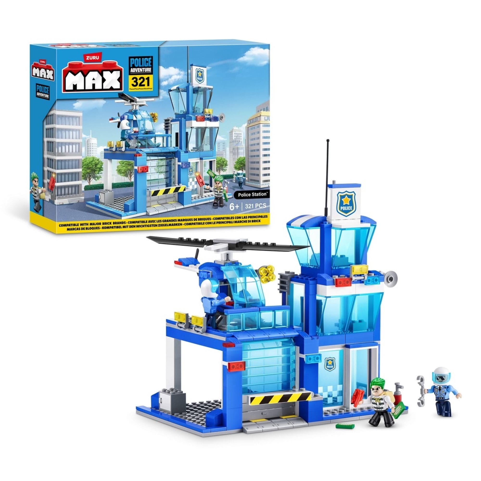 Estacion de Policia Set 321 Bloques Max