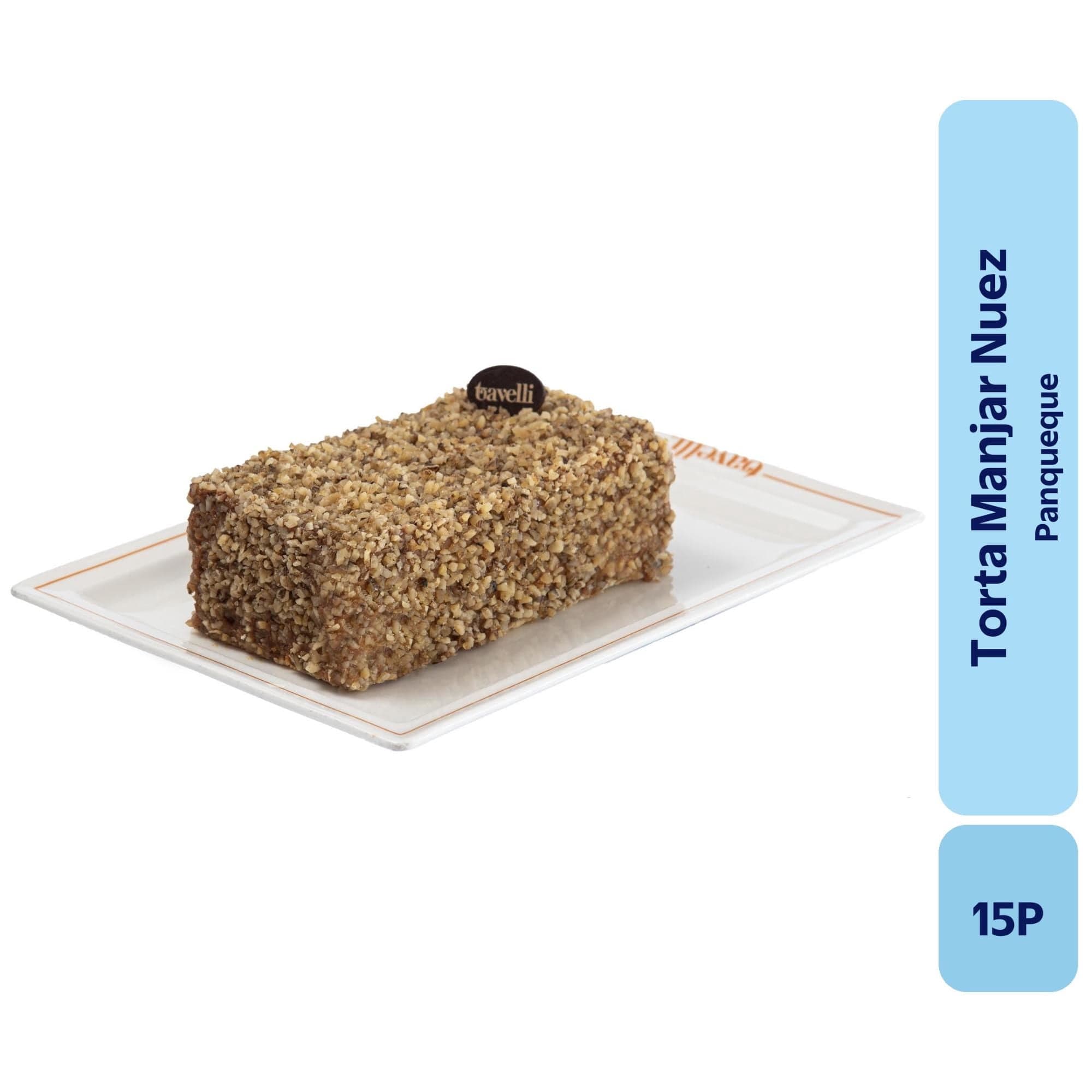 Torta Panqueque Manjar Nuez 15P, 1 Un