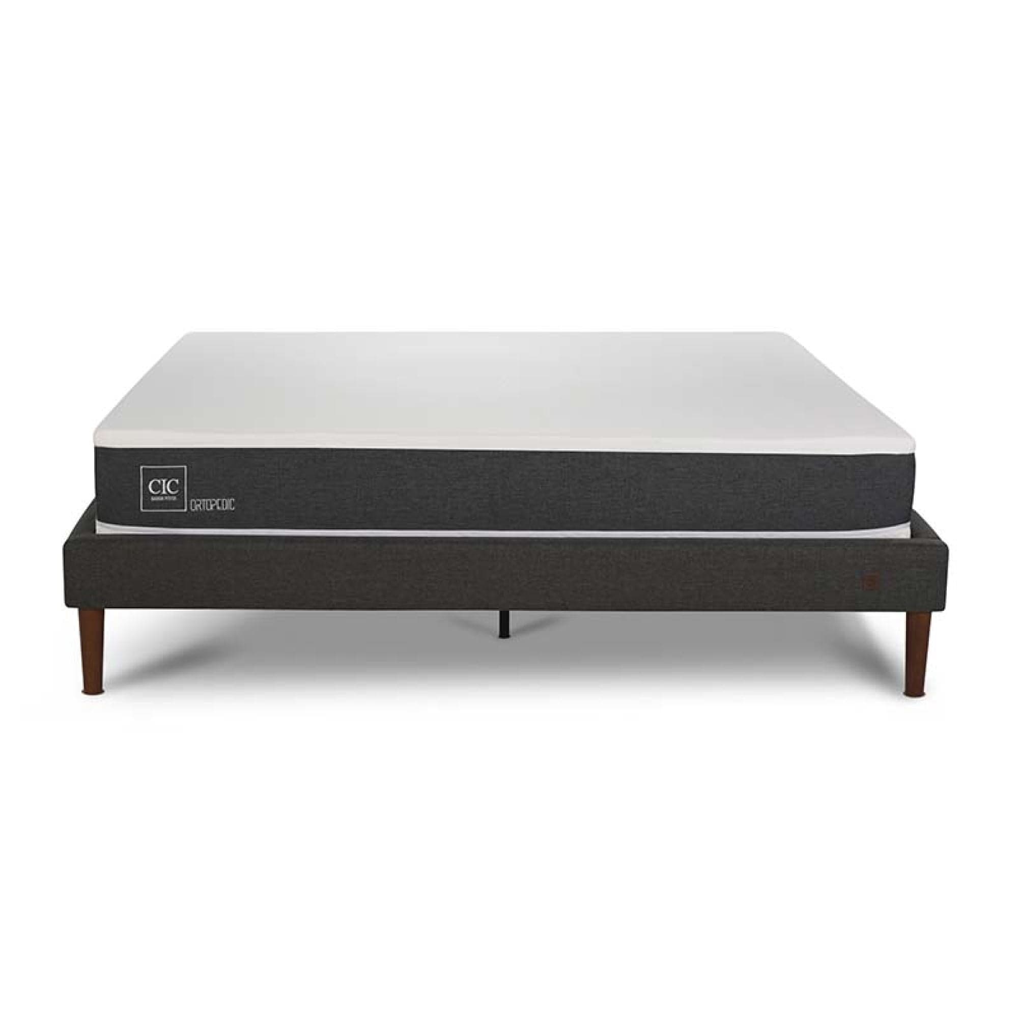 Cama Europea Curve New Ortopedic 2 Plaza Base Normal