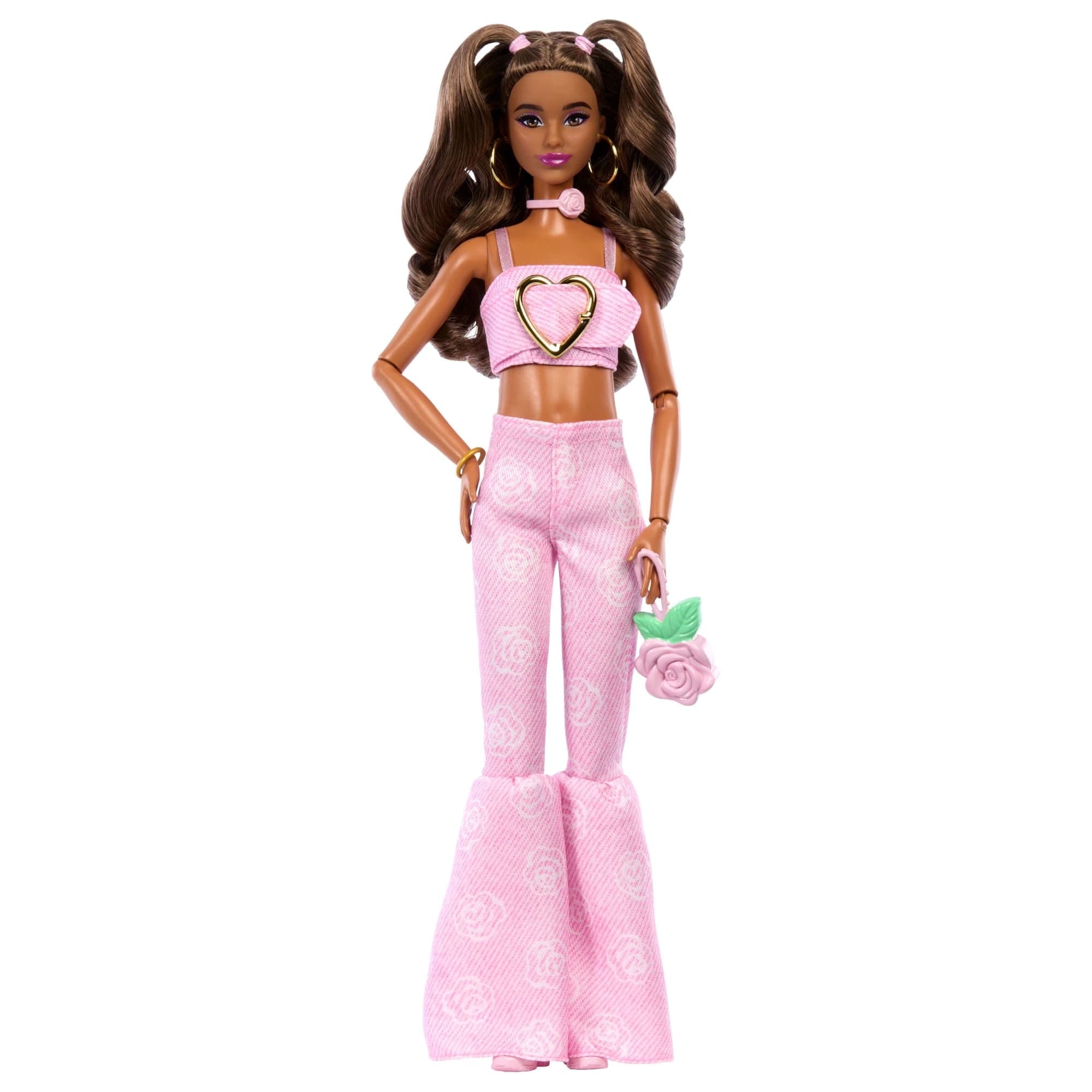 Barbie Deluxe Style Muneca Con Pantalon Acampanado
