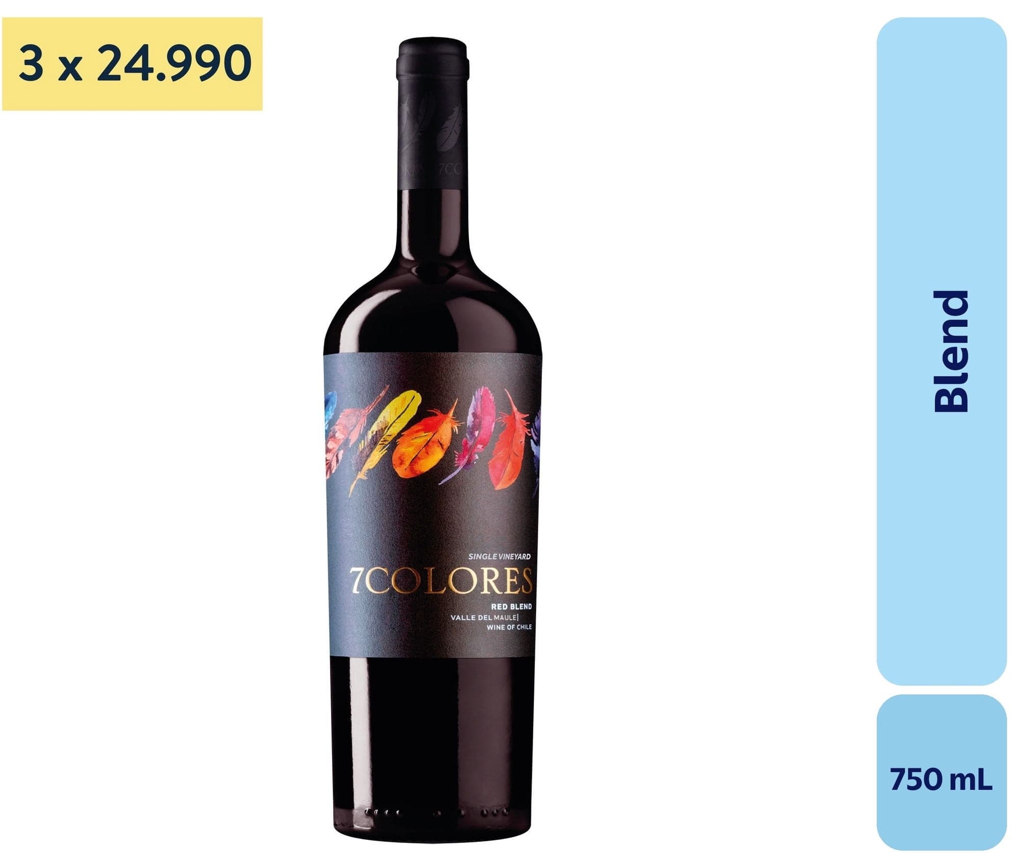 Vino Blend Botella, 750 mL