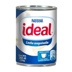 Leche Evaporada Lata 390 g, 390 g