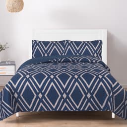 Quilt Estampado Reversible con 2 Fundas Microfibra 2 Plazas 220 x 240 cm