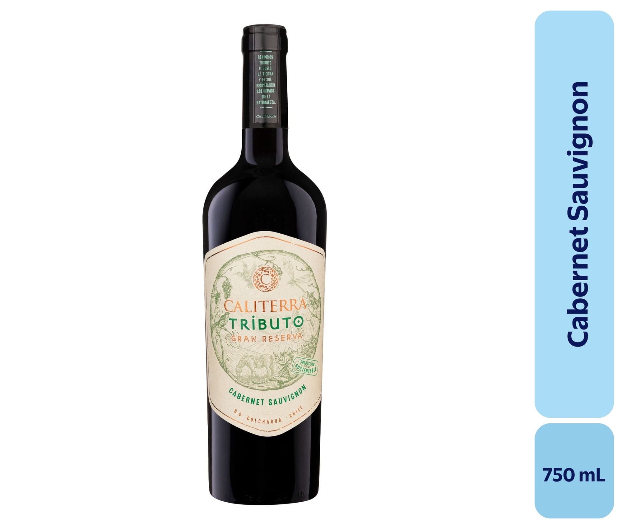 Vino Cabernet Sauvignon Botella, 750 mL