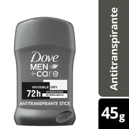 Desodorante Barra Dove Men Invisible dry Hombre, 45 g