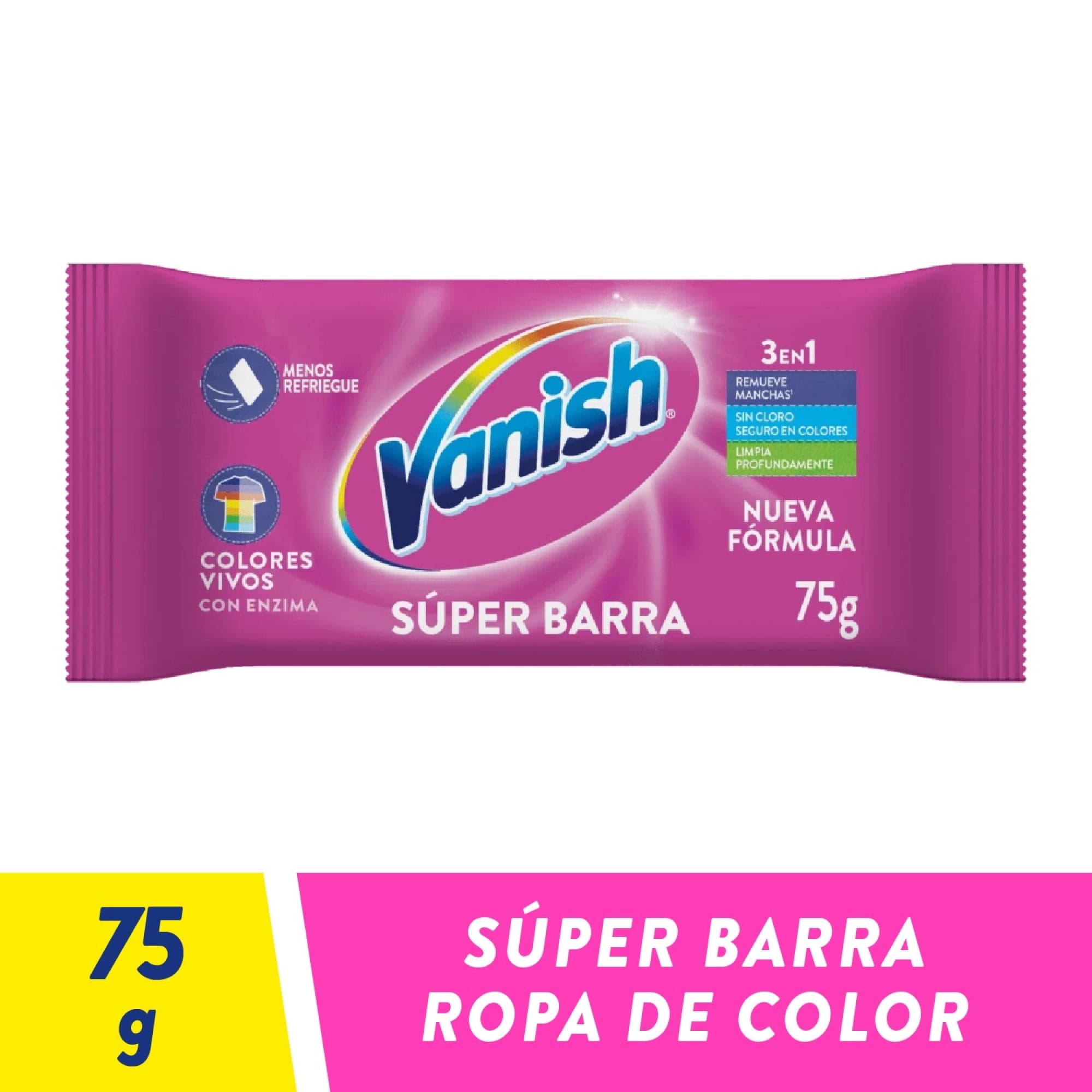 Jabon en Barra Quitamanchas Bolsa, 75 g