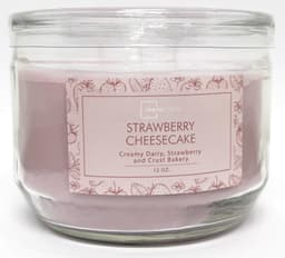 Vela aromatica Strawberry Cheesecake