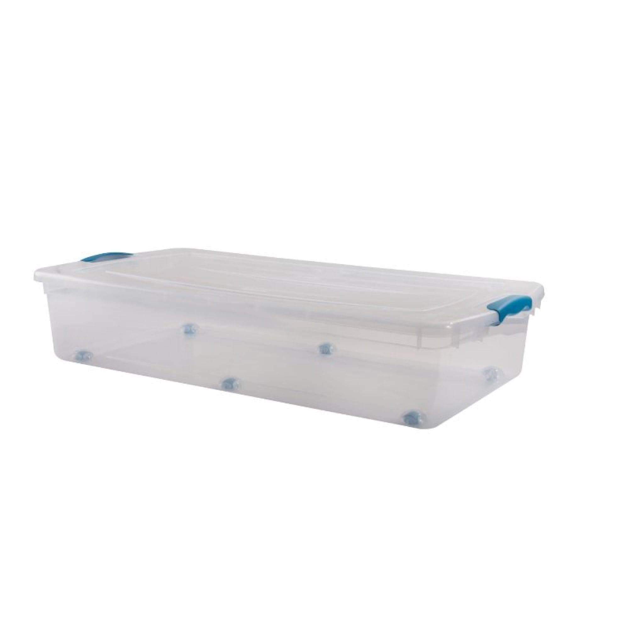 Caja Organizadora Bajo Cama 36L Plastico Transparente, 1 Un