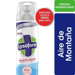 Desinfectante Ambientes Aerosol y Superficies Aire de Montana Lata, 360 ml