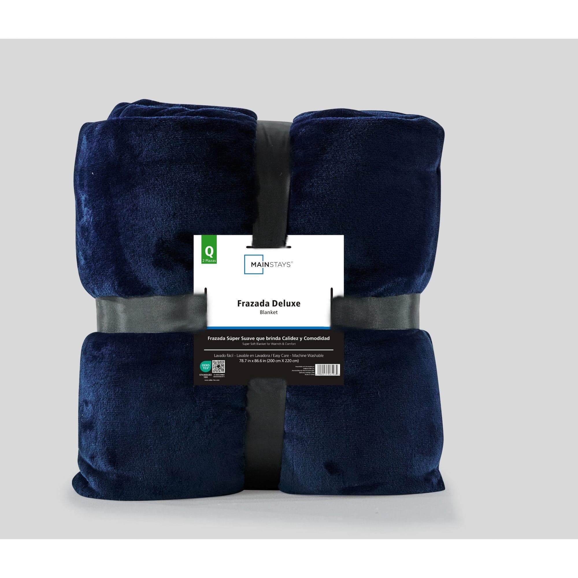 Frazada Flannel Solida 2 Plazas 200 x 220 cm