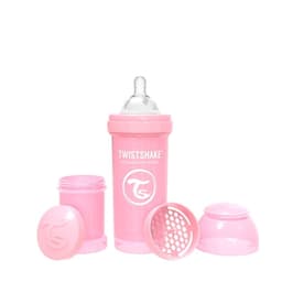 Mamadera 260ml Anticolico Rosado
