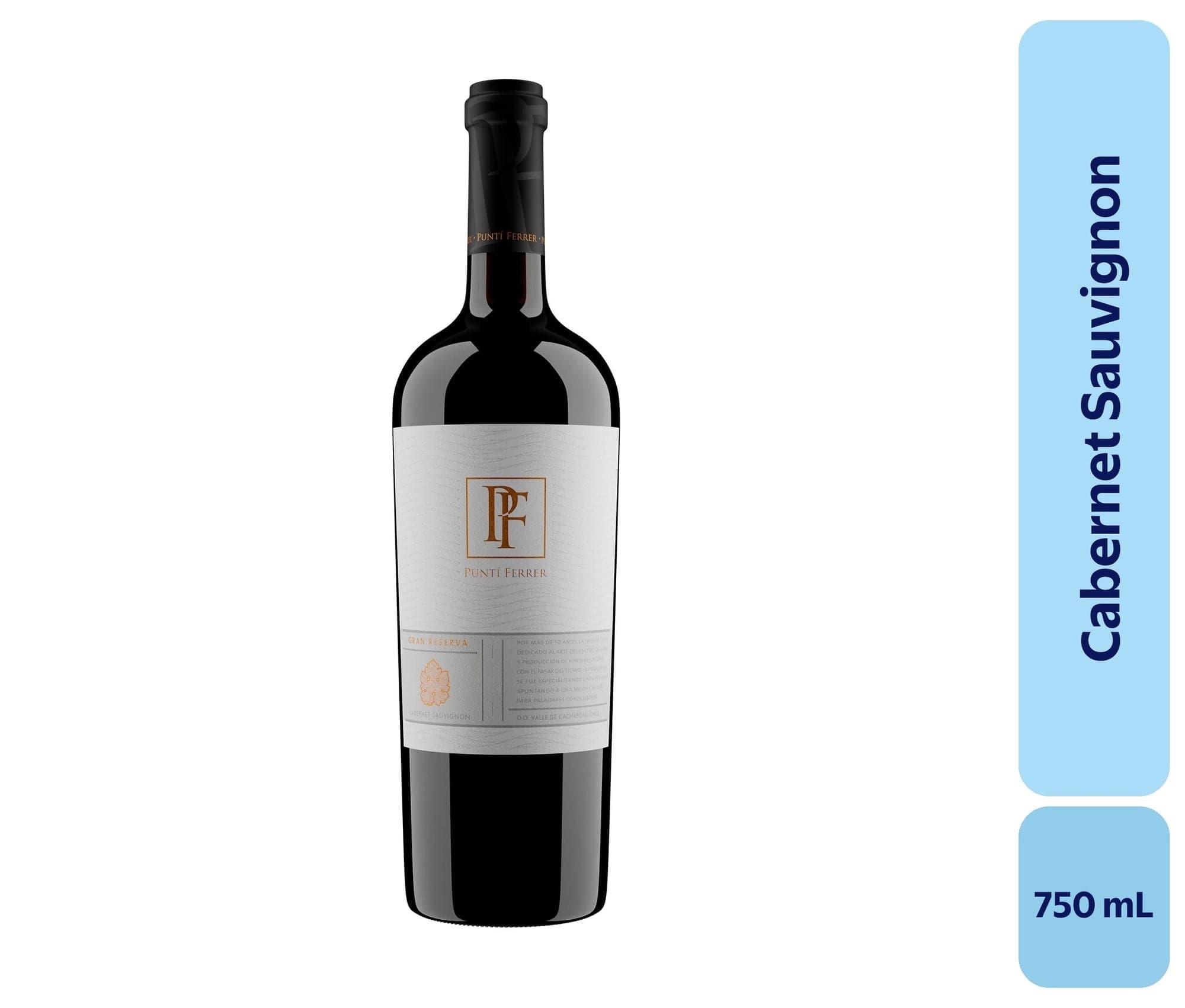 Vino Cabernet Sauvignon Botella, 750 mL