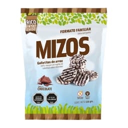 Galletas de arroz chocolate formato familiar, 120 gr