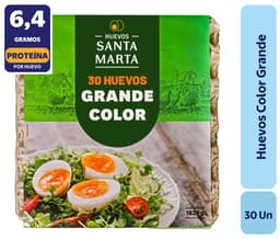 Huevos Tradicionales Grande Color, 30 Un
