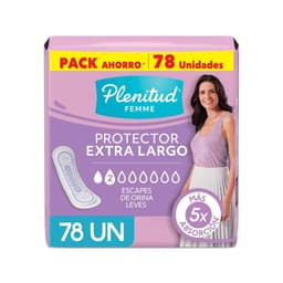 Protector Diario Largo Femme, 78 Un