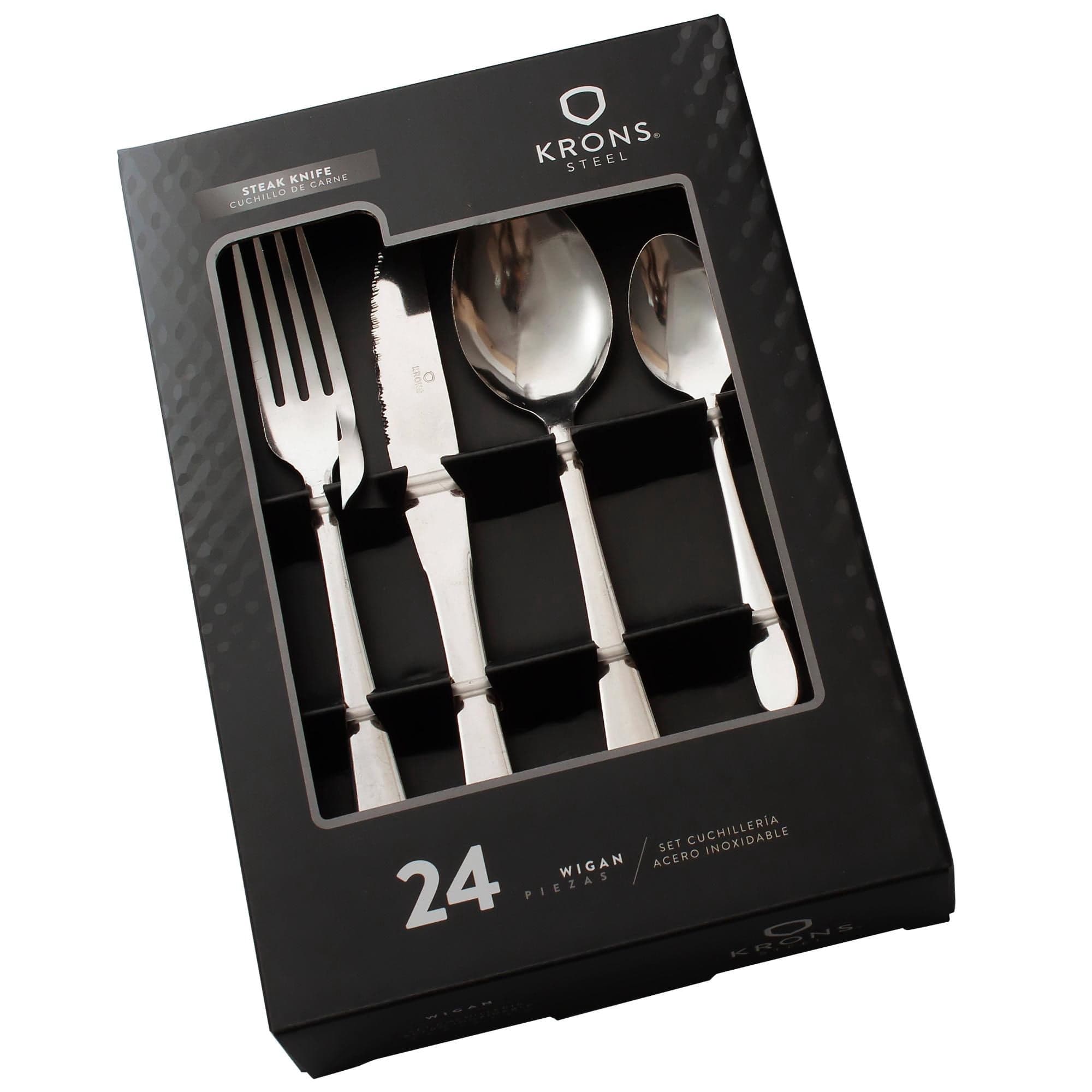 Cuchilleria Wigan De 24 Piezas Acero Inoxidable