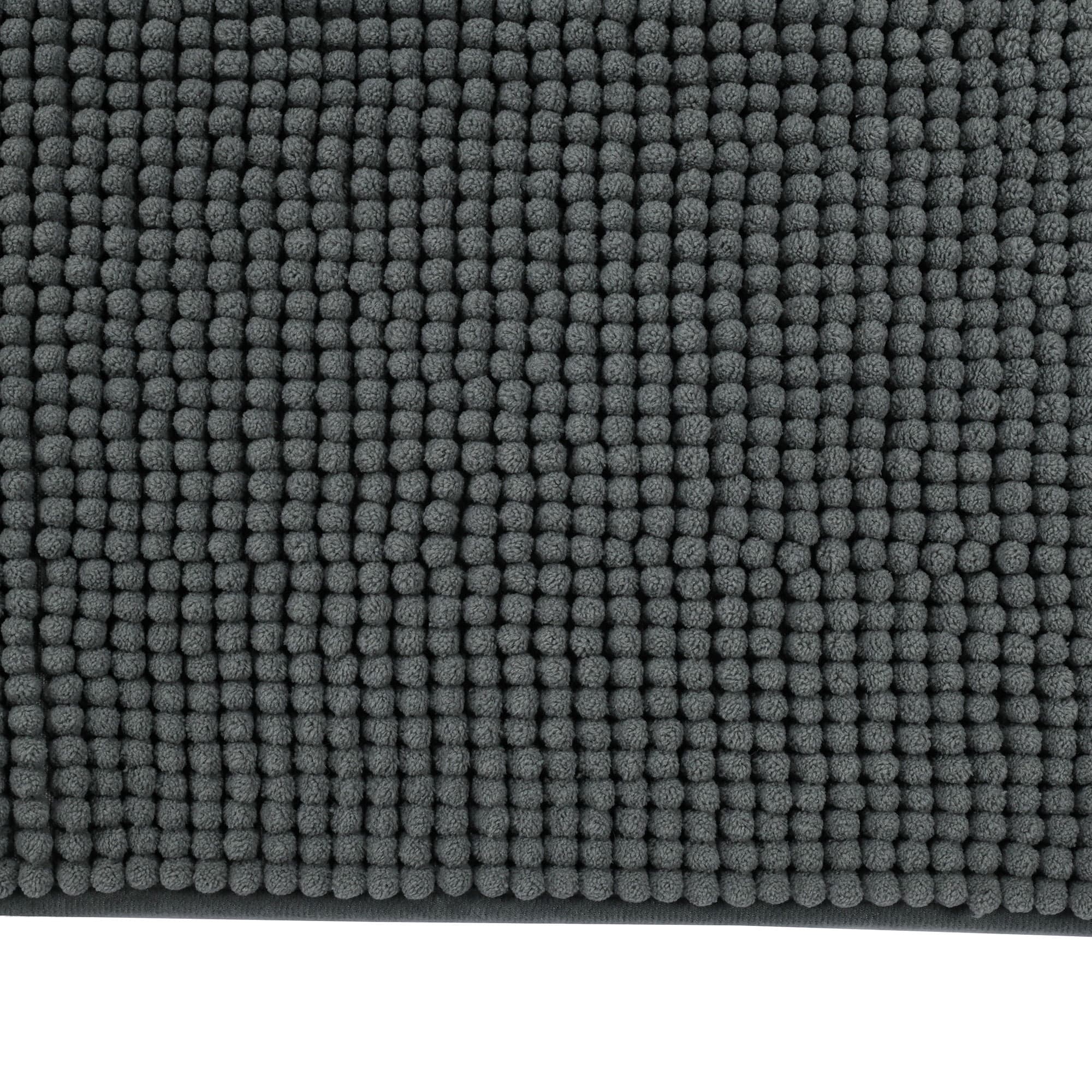 Piso Shaggy Gris 40x60cm Poliester