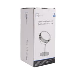 Espejo aumento y Lz 32x17.5cm Metal