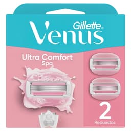 Repuesto Para Maquina De Afeitar Mujer Gillette Venus Spa Con 3 Hojas, 2 Un