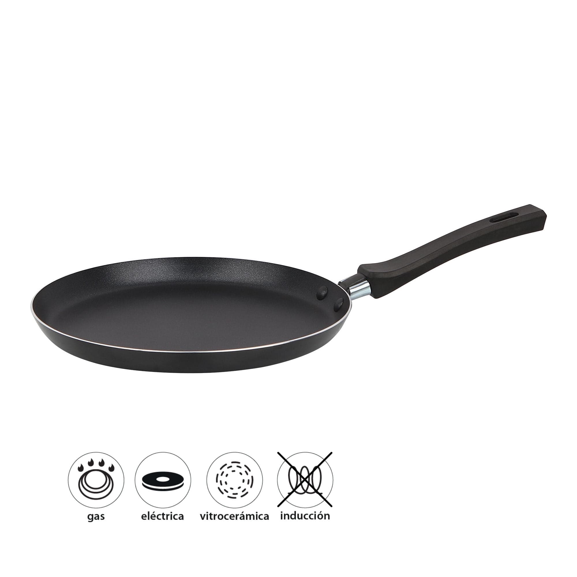 Sarten Panquequera Aluminio Antiadherente 24 cm 1 pieza
