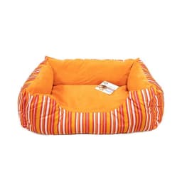 Cama para Perros Raza Pequena/Mediana Color Naranjo, 1 Un