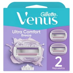 Repuesto Maquina De Afeitar Mujer Gillette Venus Breeze, 2 Un