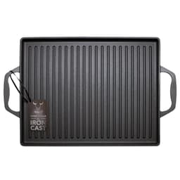 Plancha Con Azas Iron Cast 1 Pieza Hierro Fundido Negro