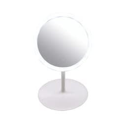 Decoracion Bano Espejo Portatil con Luz 17.5 Cm Polipropileno