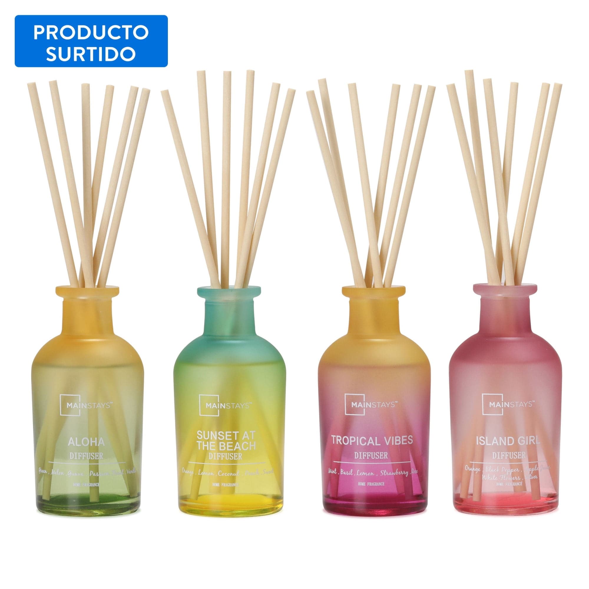 Difusor de Cana Gradient fragancia 100 ml, aroma surtido, 1 un
