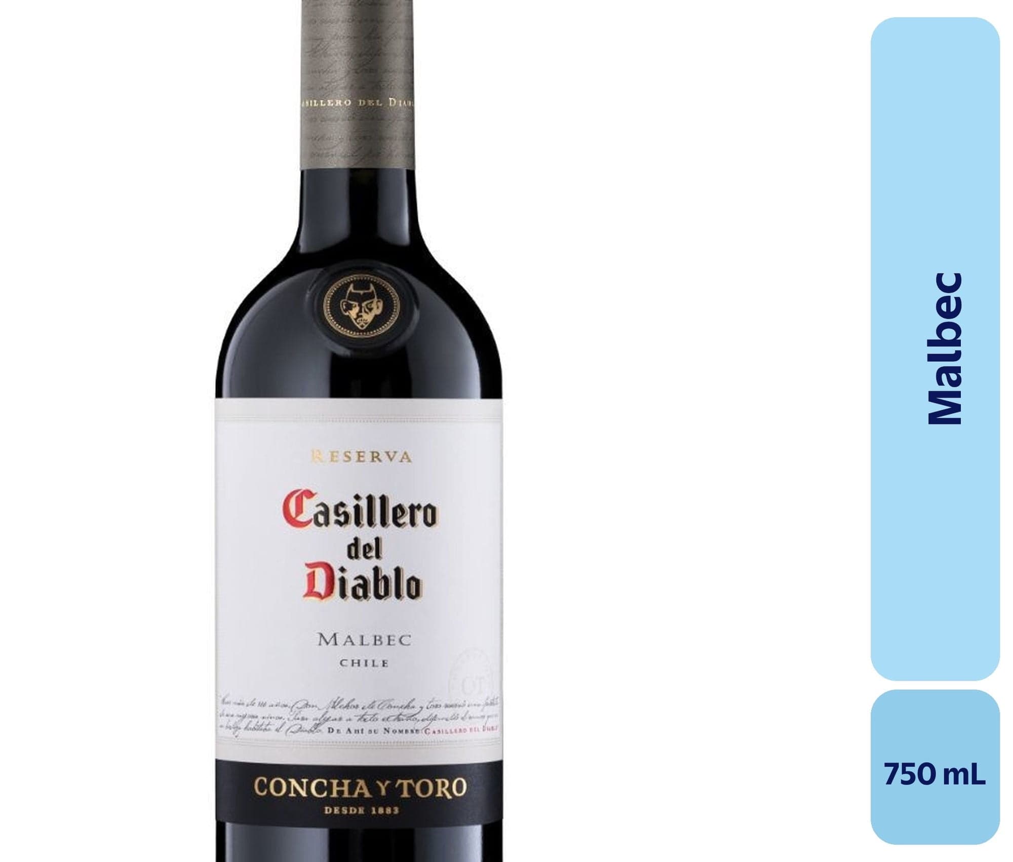 Vino Malbec Botella, 750 mL