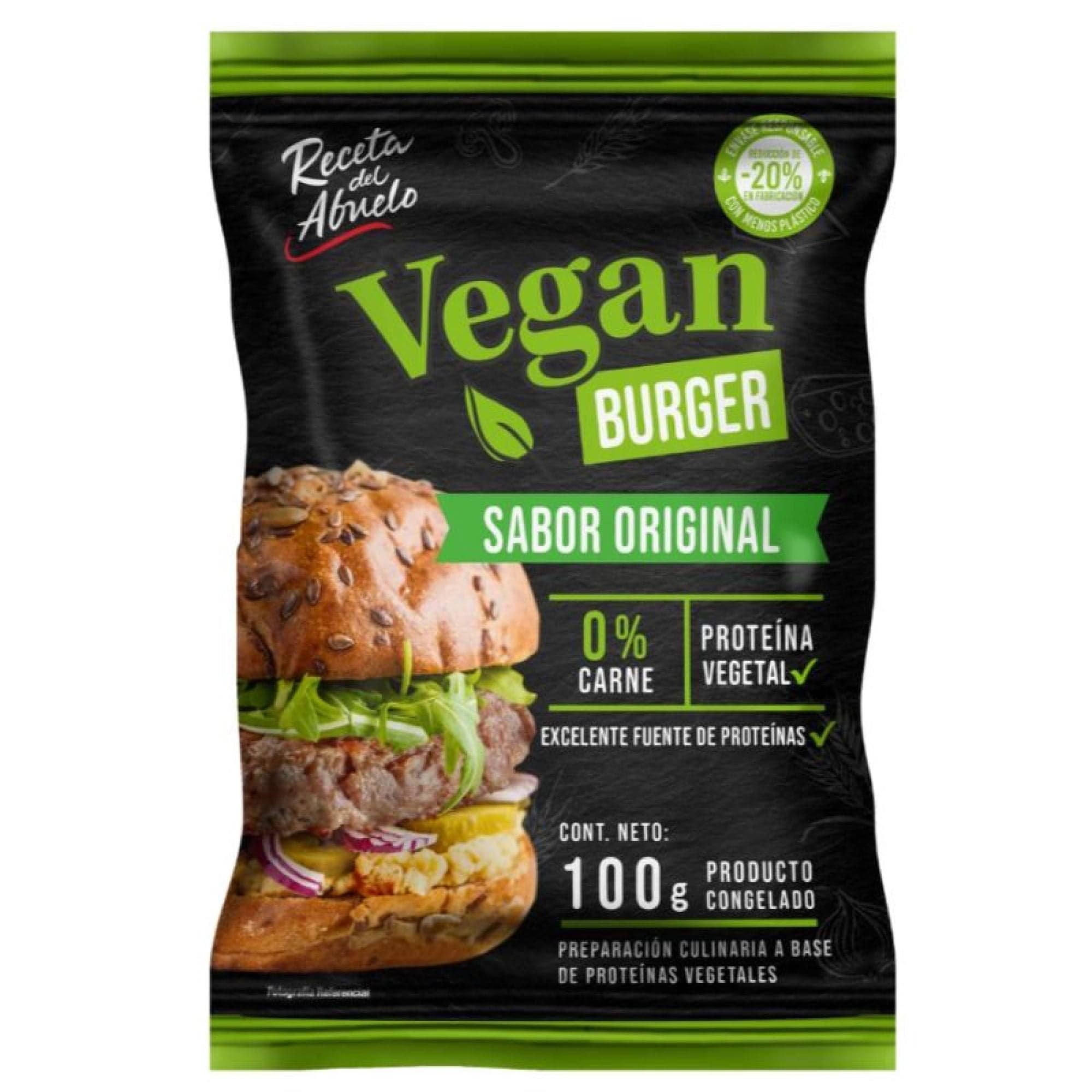 Hamburguesa Vegetal, 100 g
