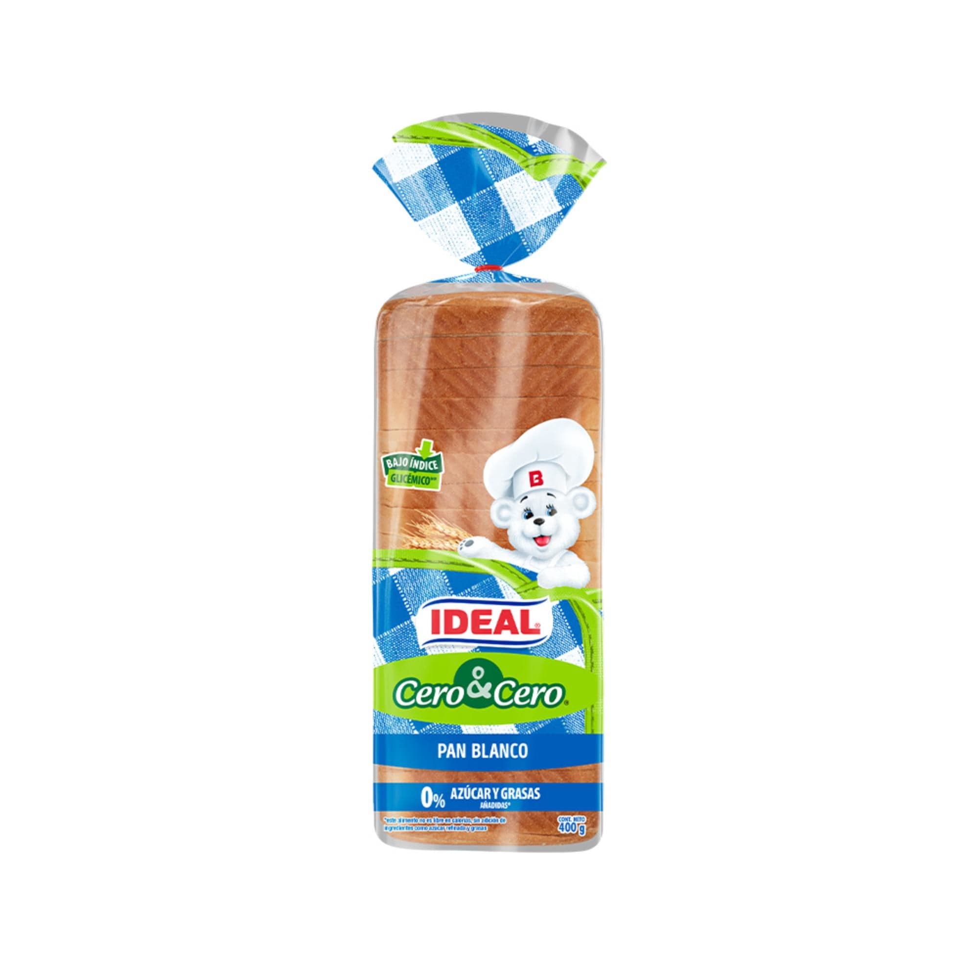 Pan blanco cero cero, 400 g