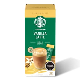 Cafe Instantaneo Vainilla Latte Caja 4 un, 86 g