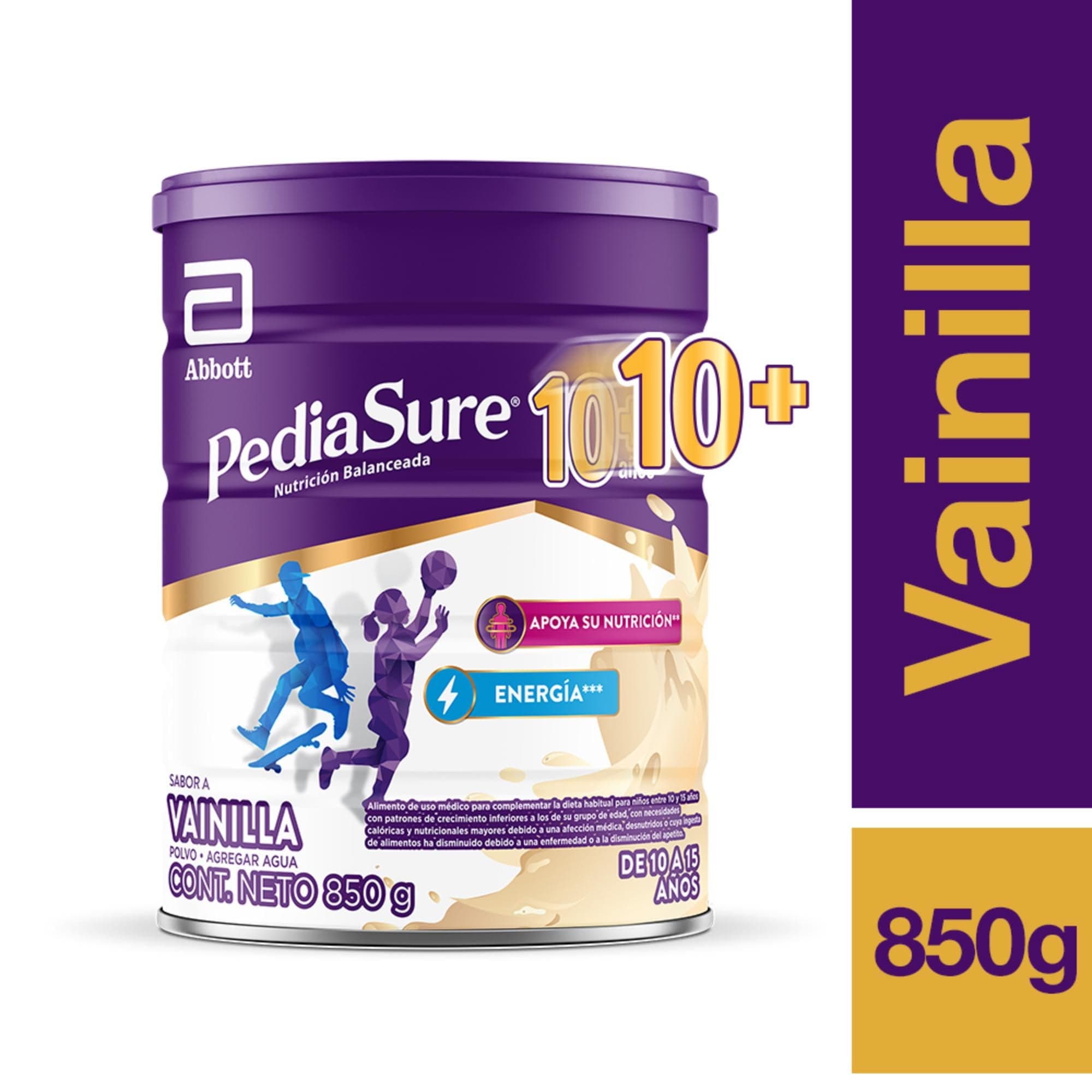 Formula de Suplemento Alimenticio 10+ Sabor Vainilla, 850 g