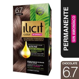 Coloracion Ilicit Permanente Sin Amoniaco 6.7 Chocolate