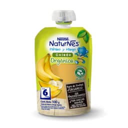 Compota Organica Platano Mango, 100 g