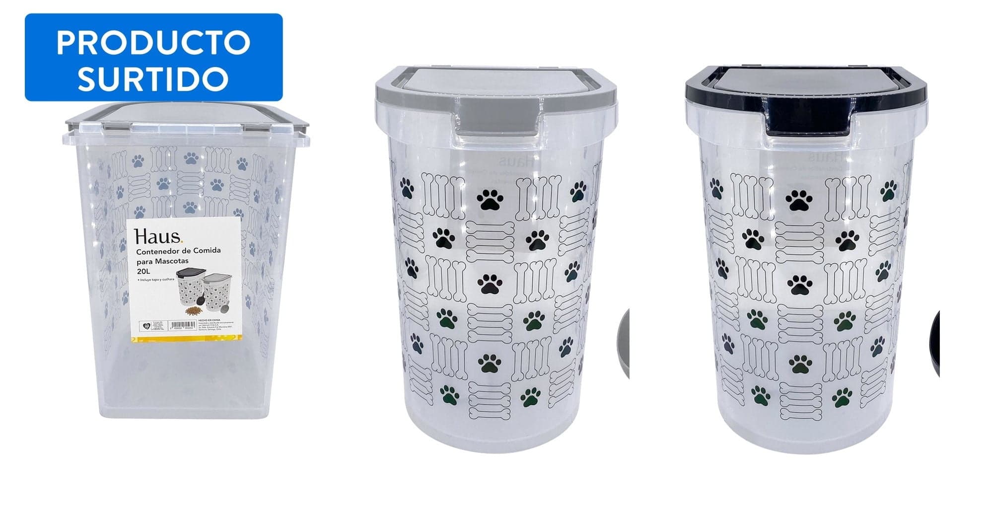 Contenedor comida de animales 20L plastico , producto surtido 1 un