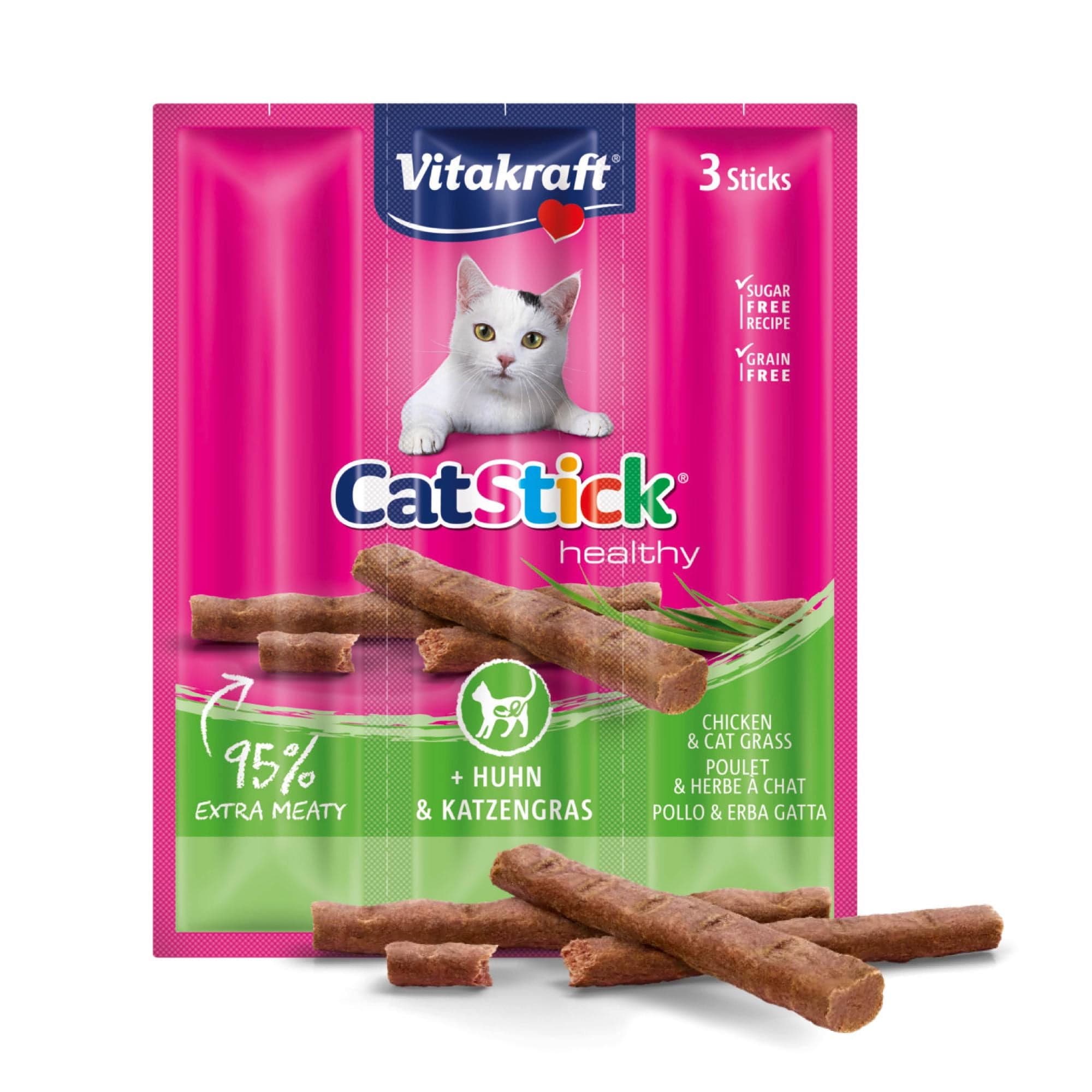 Snack Gato Catstick Pollo Hierbagatera, g