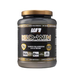 Suplemento de Proteina Iso win sabor vainilla