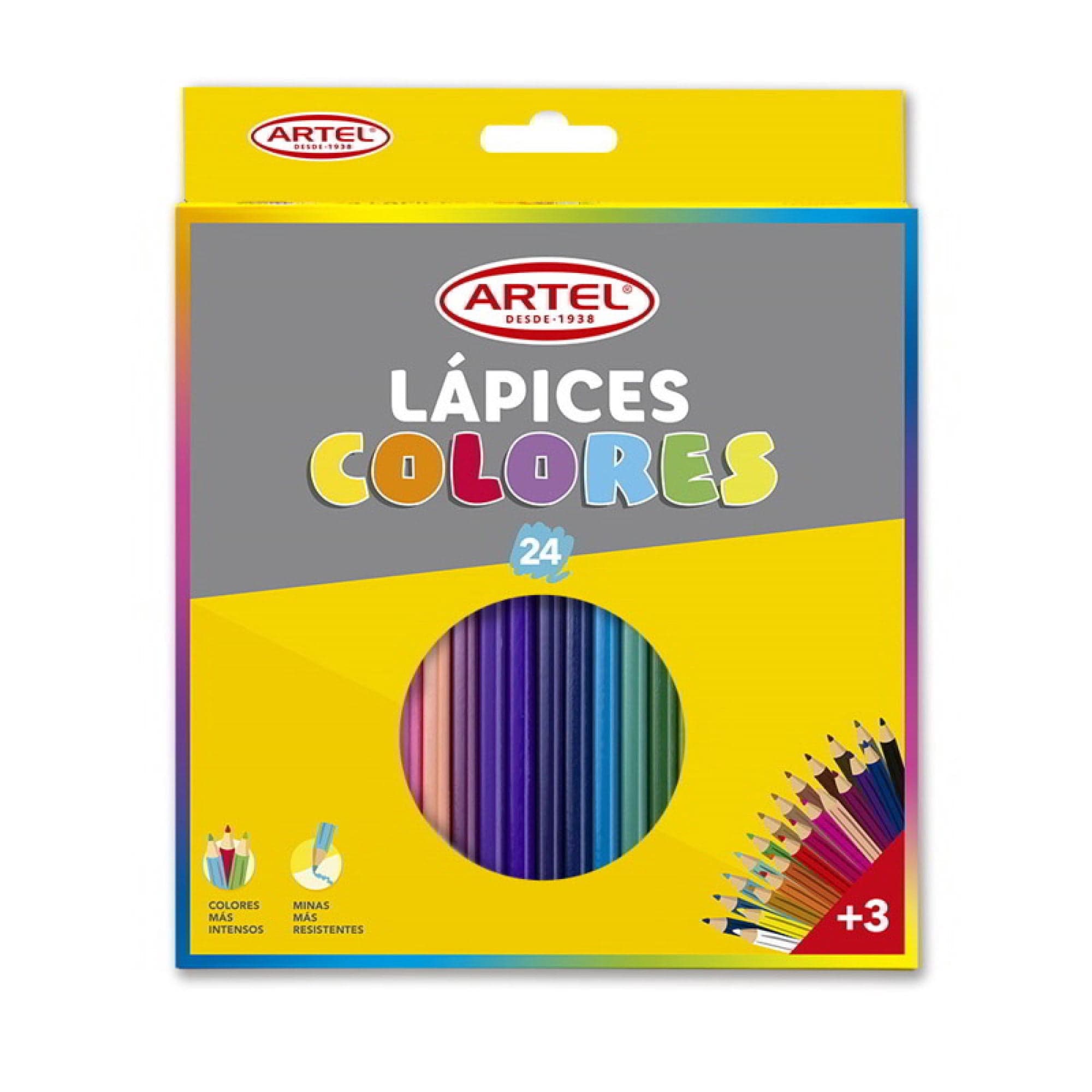 Lapices de Colores, Caja 24 Un