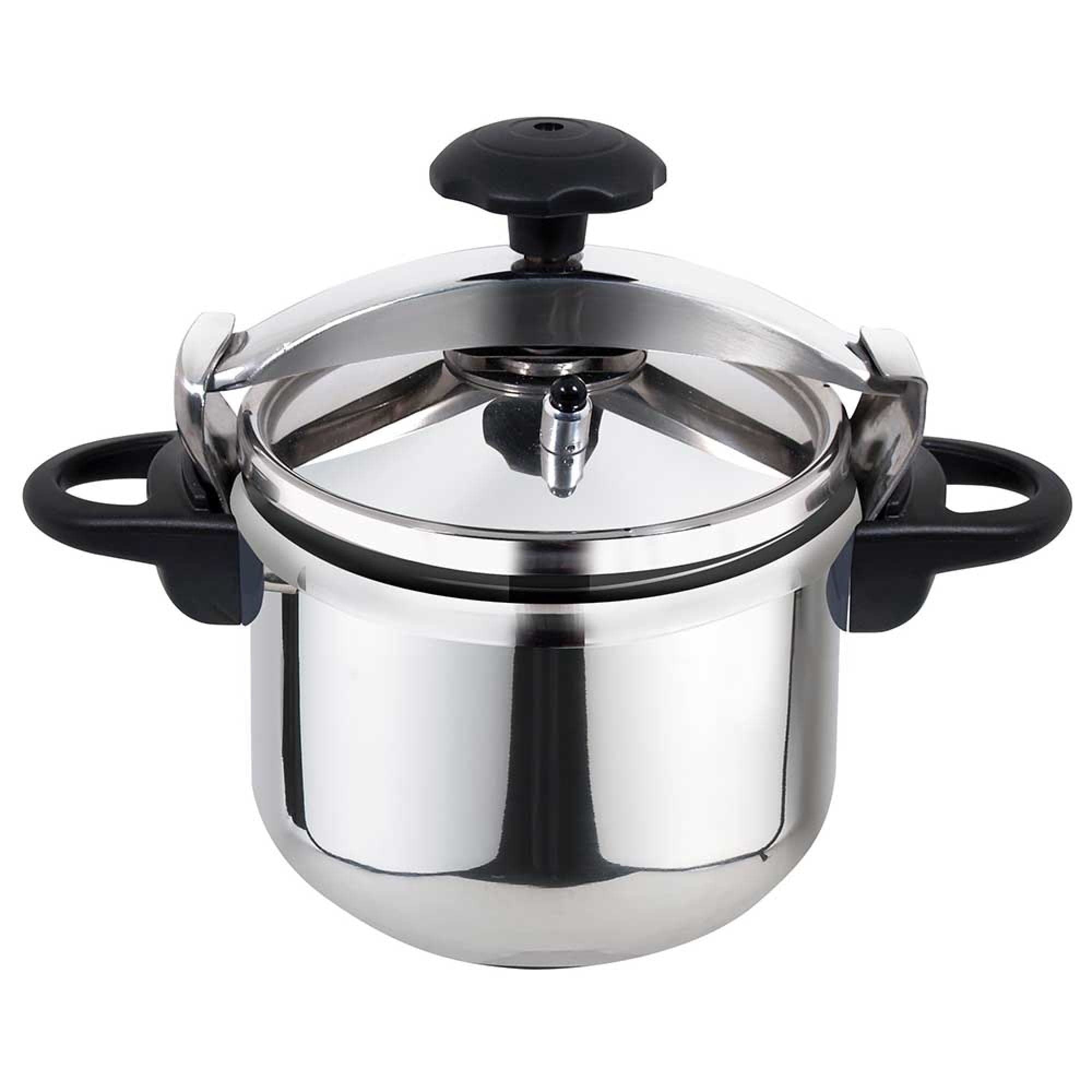 Olla a Presion Clasica de Acero 6L Plateado 1 Piezas