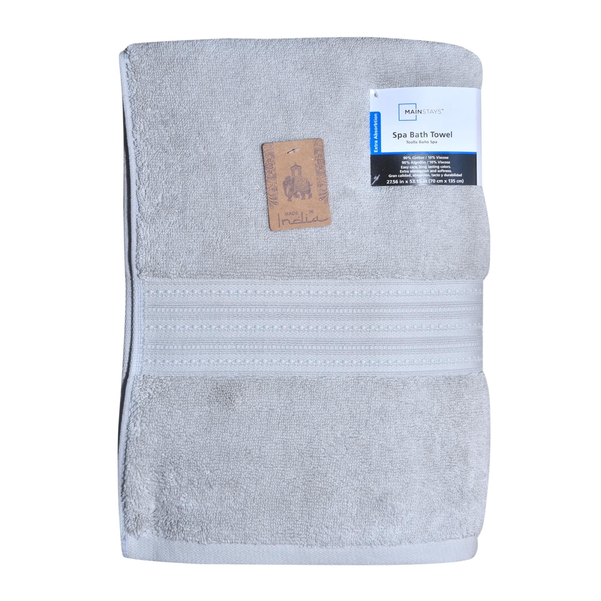 Toalla de Mano 80x45cm 100% Algodon Gris undefined