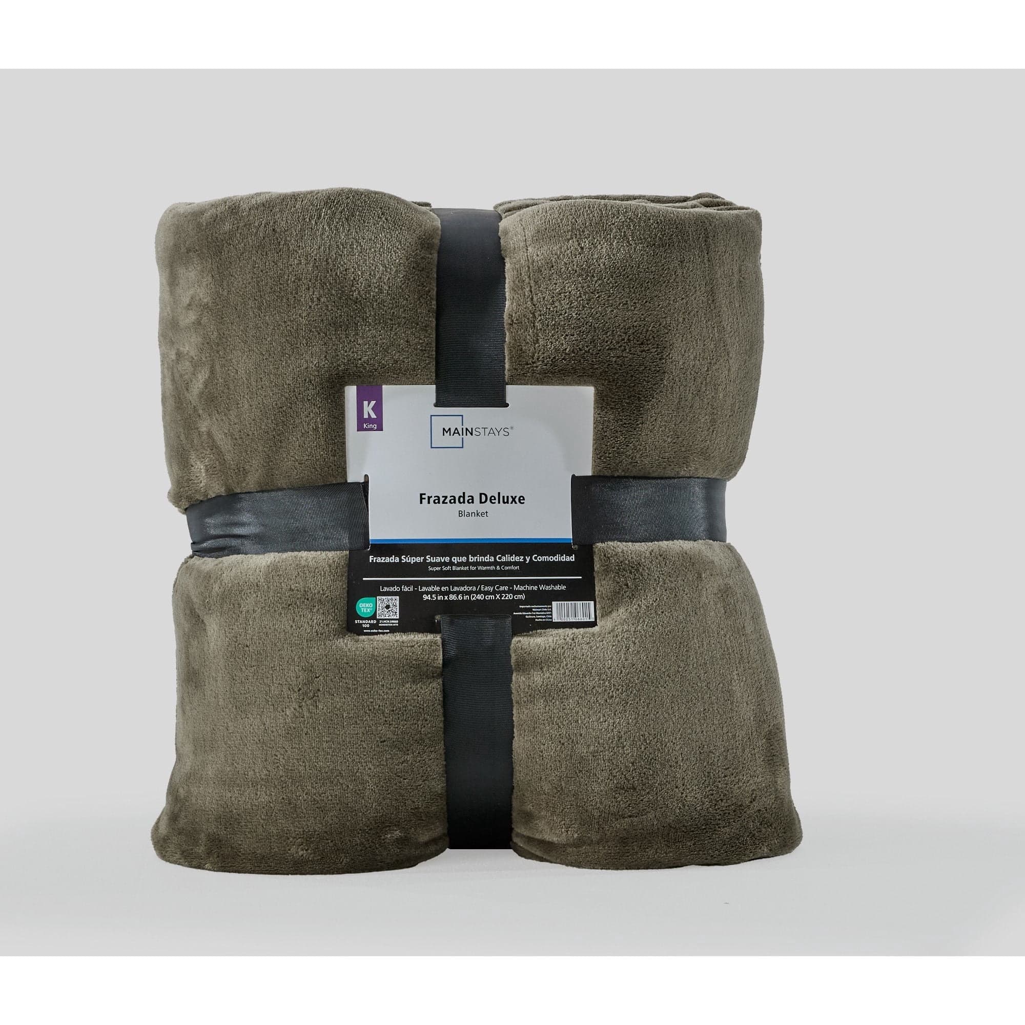 Frazada Flannel Solida King 240 x 220 cm