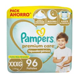 Panal Pampers Premium Care XXXG
